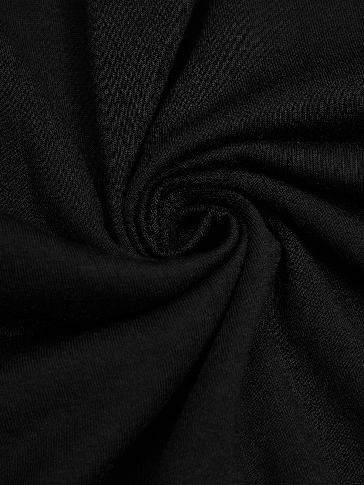 V-Ausschnitt Kleid Lässiges Minikleid Unifarben