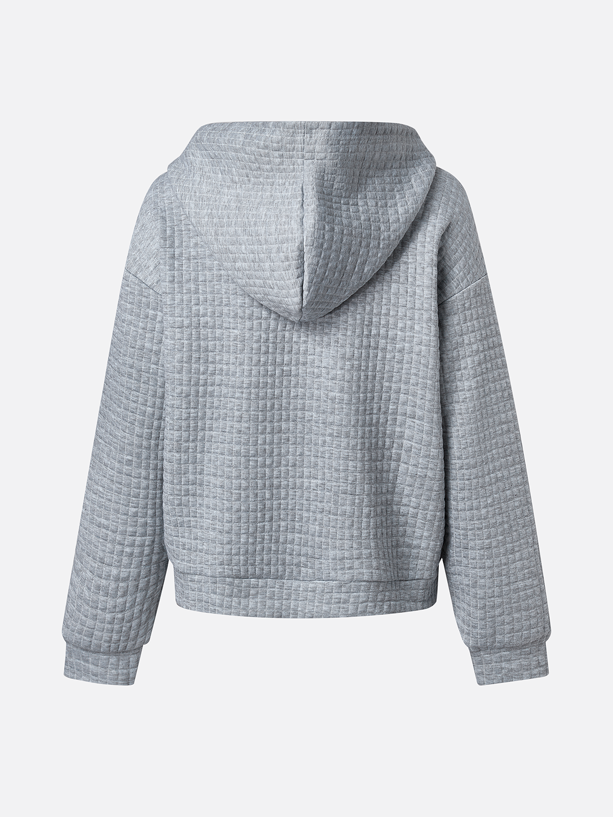 Kapuze Reißverschluss Unifarben Lässig Jacke