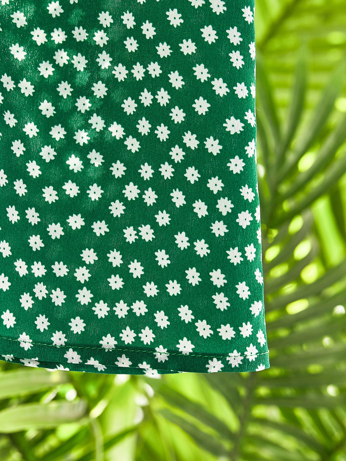 Retro Halbarm Böhmisch Blumenmuster V-Ausschnitt Große Größen Lässig Blusen&Shirts