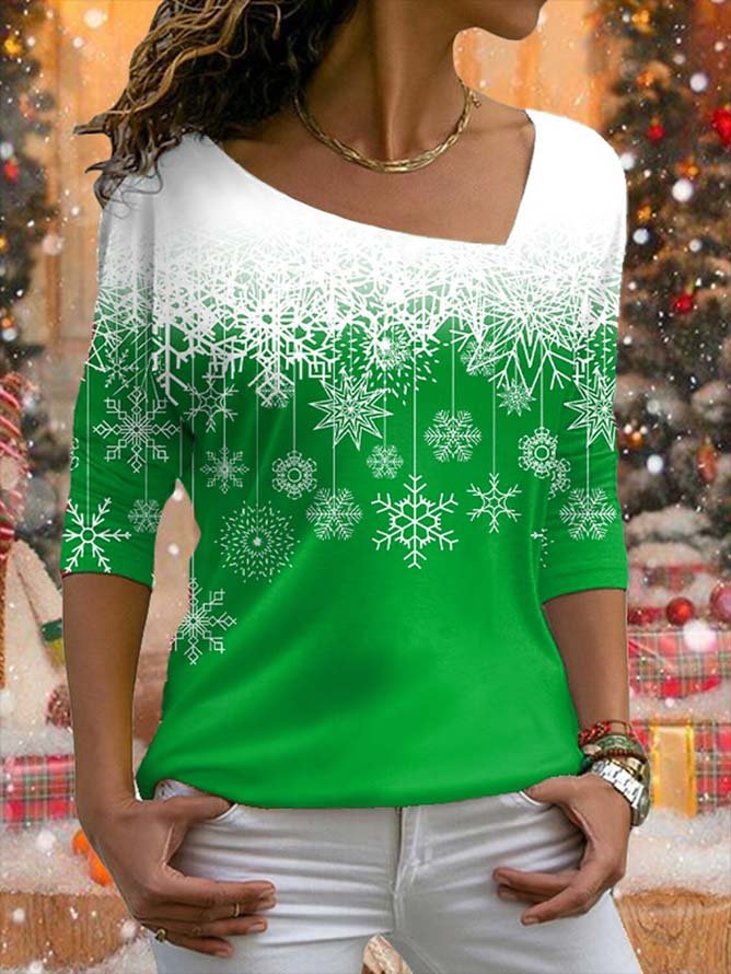 Lässig Weihnachten T-Bluse