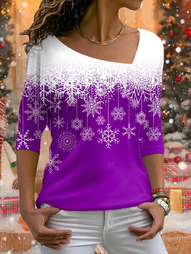 Lässig Weihnachten T-Bluse