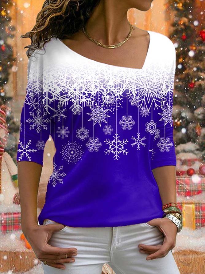 Lässig Weihnachten T-Bluse