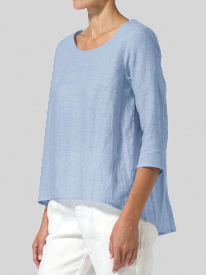 Lässige Weite Blusen&Shirts Tunika Damen