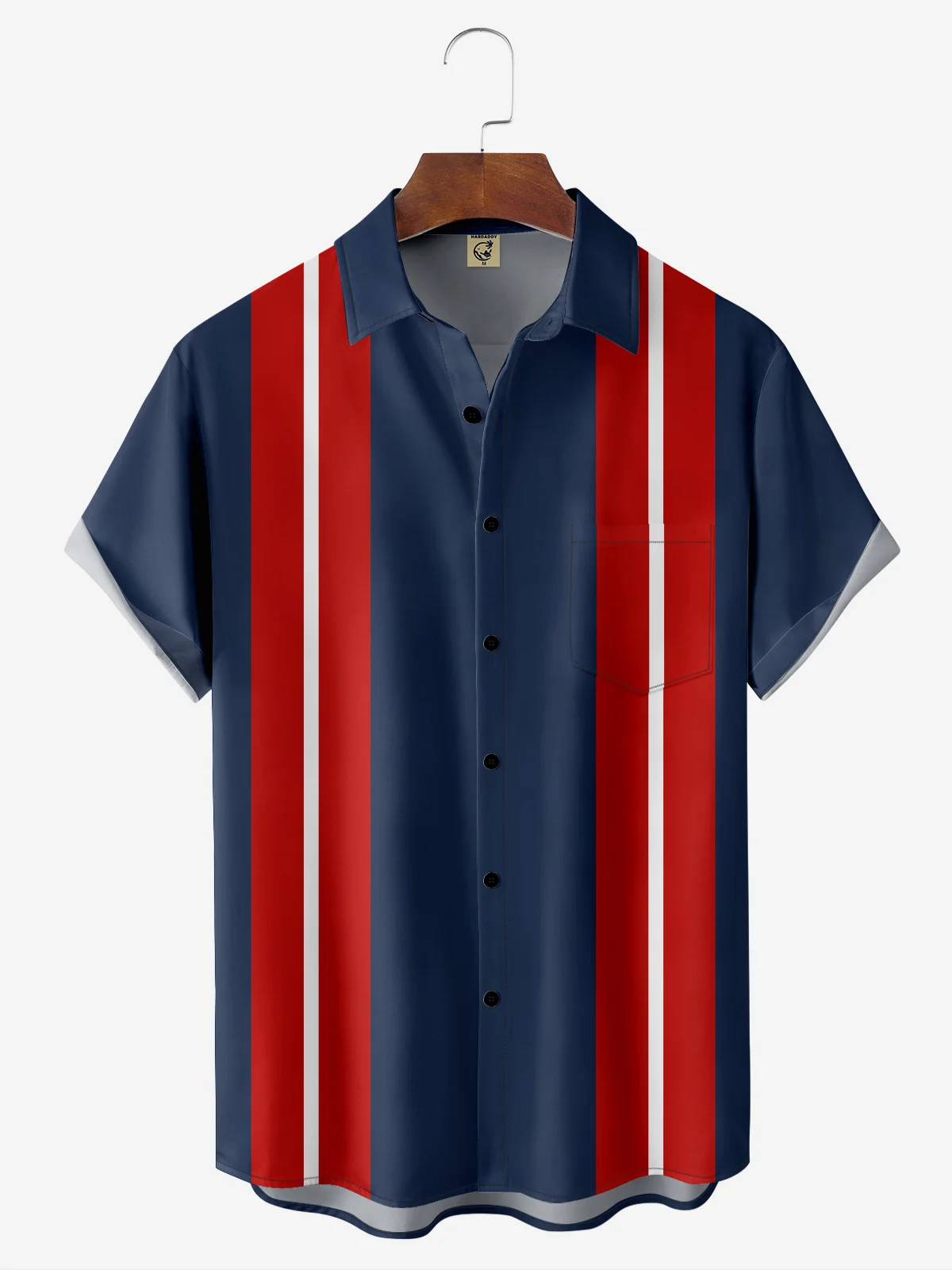 Football Brusttasche Kurzarm Bowling Bluse