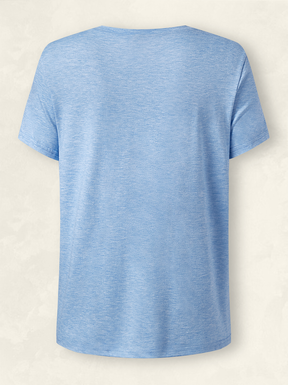 Weit Lässig Rundhals T-Shirt