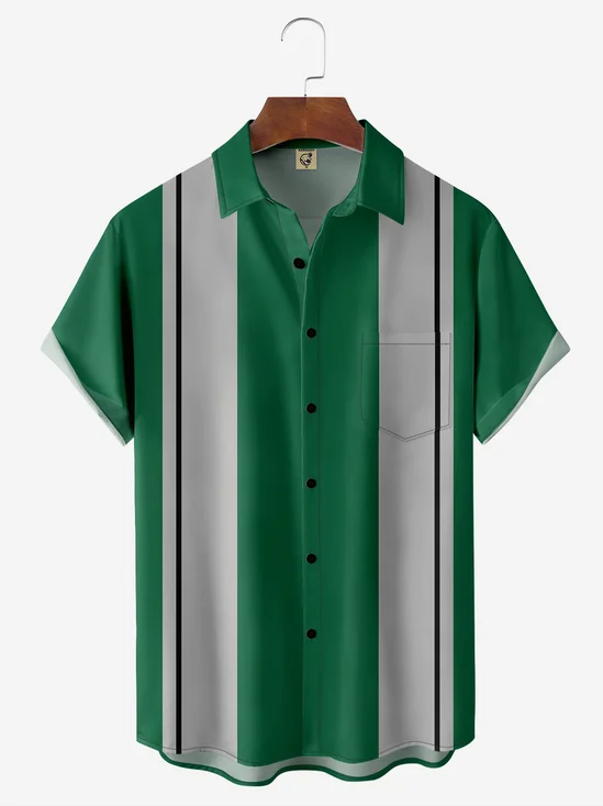 Football Brusttasche Kurzarm Bowling Bluse