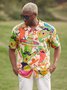 Mexikaner Kultur Kaktus Chili Pfeffer Kurzarm Aloha Bluse