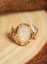 Emaille Opal Angestrichen Ring