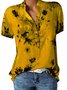 Modetalente Blumen Blusen Damen Sommer Lässige T-shirts