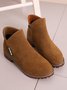 britisch Stil Rund Bequem Postleitzahl Niedrig Stiefelette