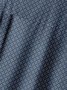 Abstrakt Muster Brusttasche Kurzarm Lässig Bluse