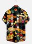 Mexikaner Kultur Sombrero Gitarre Bier Kurzarm Aloha Bluse