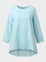 Lässige Weite Blusen&Shirts Tunika Damen